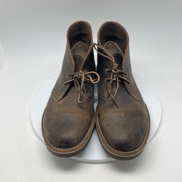 Clarks Bushacre Boots Mens 8.5 M Brown Casual Chukka Preppy Ankle Shoes 15522‎ main image 10